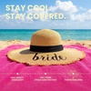 image:imageFunky Junque Panama Sun Hat Wide Brim Packable Straw Beach CapA Bride Fringe Edge