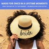image:imageFunky Junque Panama Sun Hat Wide Brim Packable Straw Beach CapA Bride Fringe Edge