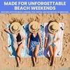 image:imageFunky Junque Panama Sun Hat Wide Brim Packable Straw Beach CapA Bride Tribe