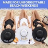 image:imageFunky Junque Panama Sun Hat Wide Brim Packable Straw Beach CapA Bride Tribe Black