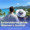 image:imageFunky Junque Panama Sun Hat Wide Brim Packable Straw Beach CapA Bride WhiteGold