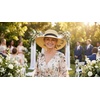 image:imageFunky Junque Panama Sun Hat Wide Brim Packable Straw Beach CapA Mother of the Bride