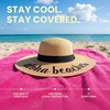image:imageFunky Junque Panama Sun Hat Wide Brim Packable Straw Beach CapAloha Beaches