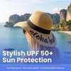 image:imageFunky Junque Panama Sun Hat Wide Brim Packable Straw Beach CapAloha Beaches