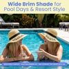 image:imageFunky Junque Panama Sun Hat Wide Brim Packable Straw Beach CapBaby on Board