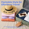 image:imageFunky Junque Panama Sun Hat Wide Brim Packable Straw Beach CapBon Voyage