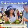 image:imageFunky Junque Panama Sun Hat Wide Brim Packable Straw Beach CapDo Not Disturb Black