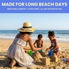 image:imageFunky Junque Panama Sun Hat Wide Brim Packable Straw Beach CapGood Vibes