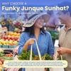 image:imageFunky Junque Panama Sun Hat Wide Brim Packable Straw Beach CapGood Vibes