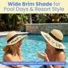 image:imageFunky Junque Panama Sun Hat Wide Brim Packable Straw Beach CapNo Shady Beaches