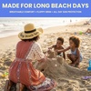image:imageFunky Junque Panama Sun Hat Wide Brim Packable Straw Beach CapResting Beach Face Fringe Edge