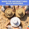 image:imageFunky Junque Panama Sun Hat Wide Brim Packable Straw Beach CapSquad