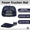 image:imageFunky Junque Premium Mesh Snapback Trucker Hat  Stylish Comfort for All  Patriotic Humor amp MoreIm So Mentally Stable Its Insane WhiteNavy