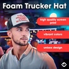 image:imageFunky Junque Premium Mesh Snapback Trucker Hat  Stylish Comfort for All  Patriotic Humor amp MoreIm So Mentally Stable Its Insane WhiteNavy