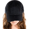 image:imageFunky Junque Toddler Baseball Hat Kids Adjustable Trucker CapAmerican Flag  Black 25