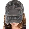 image:imageFunky Junque Toddler Baseball Hat Kids Adjustable Trucker CapAmerican Flag  Black Camo 25