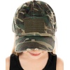 image:imageFunky Junque Toddler Baseball Hat Kids Adjustable Trucker CapAmerican Flag  Green Camo Ages 25