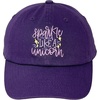 image:imageFunky Junque Toddler Baseball Hat Kids Adjustable Trucker CapSparkle Like a Unicorn  Dark Purple 25