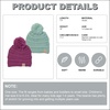 image:imageFunky Junque Toddler Pom Beanie  Kids Winter Hat for Ages 14 Baby Boy amp Girl Knit Beanies Warm Cozy Knit Snow Hats2 Pack  Mint  Lavender