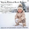 image:imageFunky Junque Toddler Pom Beanie  Kids Winter Hat for Ages 14 Baby Boy amp Girl Knit Beanies Warm Cozy Knit Snow HatsAllover Leopard  Beige