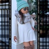 image:imageFunky Junque Toddler Pom Beanie  Kids Winter Hat for Ages 14 Baby Boy amp Girl Knit Beanies Warm Cozy Knit Snow HatsMint