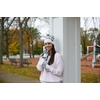 image:imageFunky Junque Womens Leopard Print Pom Beanie amp Gloves Set  Cozy Knit Winter Hat Stylish Cheetah Cold Weather AccessoriesA Leopard Print Glove  Hat  Ivory
