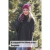 image:imageFunky Junque Womens Leopard Print Pom Beanie amp Gloves Set  Cozy Knit Winter Hat Stylish Cheetah Cold Weather AccessoriesA Leopard Print Glove  Hat  Ivory