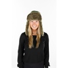 image:imageFunky Junque Womens Winter Hat with Faux Fur Earflaps  Warm Ushanka Puffer Bomber for Cold Weather ProtectionNew Olive