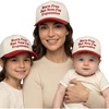 image:imageFunky Junque Adult Infant amp Kid Vintage TwoTone Embroidered Trucker Hat 3 Pack Bundle  Born Free But Now Im Expensive  RedBeige