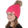 Candy Pink - Faux Fur Pom