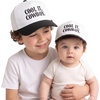 image:imageFunky Junque Infant amp Kid Vintage TwoTone Embroidered Trucker Hat 2 Pack Bundle  Cool It Cowboy  WhiteBlack