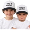 image:imageFunky Junque Toddler amp Kid Vintage TwoTone Embroidered Trucker Hat 2 Pack Bundle  Cool It Cowboy  WhiteBlack