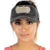 image:imageFunky Junque Womens Sun Visor Adjustable Moisture Wicking Golf CapSunshine  Whiskey  Black