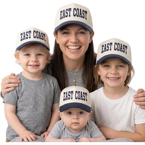 image:imageFunky Junque Adult Infant Todder amp Kid Vintage TwoTone Embroidered Trucker Hat 4 Pack Bundle  East Coast  NavyBeige