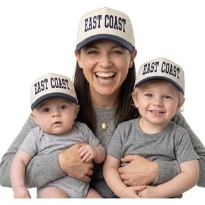 image:imageFunky Junque Adult Infant amp Toddler Vintage TwoTone Embroidered Trucker Hat 3 Pack Bundle  East Coast  NavyBeige