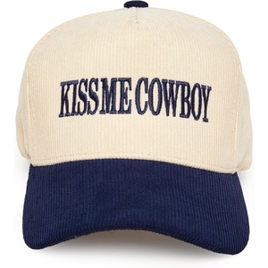 image:imageFunky Junque Corduroy Trucker HatKiss Me Cowboy  NavyBeige