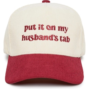 image:imageFunky Junque Corduroy Trucker HatPut It on My Husbands Tab  RedBeige