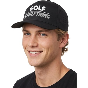 image:imageFunky Junque Mens High Crown Golf Hat Performance Golf CapGolf Over Everything  Black