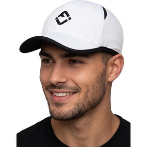 image:imageFunky Junque Mesh Tennis Hat Breathable Snapback Athletic CapWhite Black Trim