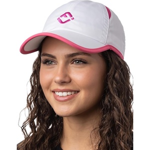 image:imageFunky Junque Mesh Tennis Hat Breathable Snapback Athletic CapWhite Pink Trim