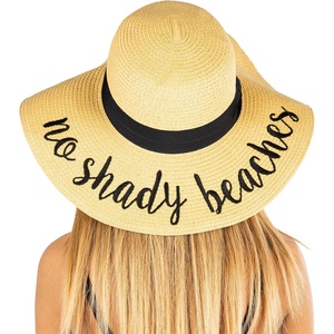 image:imageFunky Junque Panama Sun Hat Wide Brim Packable Straw Beach CapNo Shady Beaches