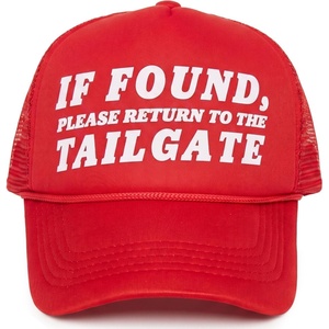 image:imageFunky Junque Premium Mesh Snapback Trucker Hat  Stylish Comfort for All  Patriotic Humor amp MoreIf Found  Return to the Tailgate  Red