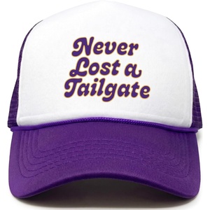 image:imageFunky Junque Premium Mesh Snapback Trucker Hat  Stylish Comfort for All  Patriotic Humor amp MoreNever Lost a Tailgate  WhitePurple