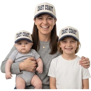 image:imageFunky Junque Vintage TwoTone Embroidered Trucker Hat 3 Pack Bundle  East Coast  NavyBeige