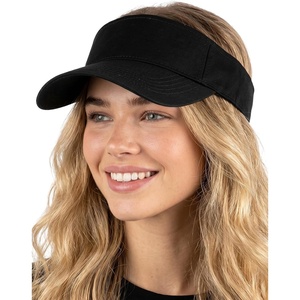 image:imageFunky Junque Womens Sun Visor Adjustable Moisture Wicking Golf CapSolid Black