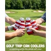 image:imageAdult Can Cooler Sleeve  4Pack Variety6 Pack  Chugweiser  WhiteRed