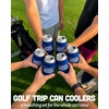 image:imageAdult Can Cooler Sleeve  4Pack Variety6 Pack  Light Weight  Blue