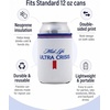 image:imageAdult Can Cooler Sleeve  4Pack Variety6 Pack  Mid Life Ultra Crisis  White