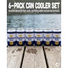 image:imageAdult Can Cooler Sleeve  4Pack Variety6 Pack  Sunburn Soda  White