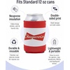 image:imageAdult Can Cooler Sleeve  4Pack VarietyChugweiser  WhiteRed